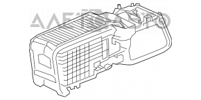 Consola centrală cu cotieră și suporturi pentru pahare pentru Honda CRV 12-14 bej.