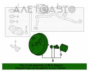 Вакуумный усилитель Honda CRV 12-14