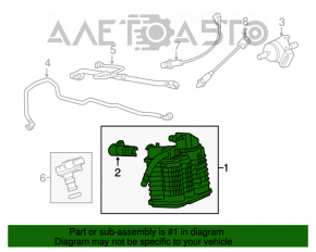 Canistra cu absorbant de carbon Chevrolet Cruze 16-