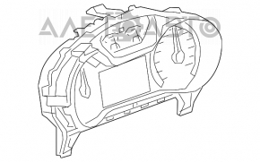 Tabloul de bord al Chevrolet Cruze 16-