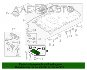 Capota stângă Mitsubishi Outlander 14-21 bej