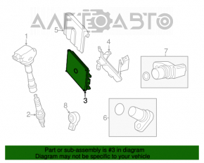 Modulul ECU al motorului Honda CRZ 11-16