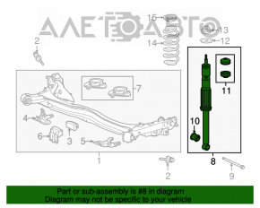 Amortizor spate dreapta Honda CRZ 11-16