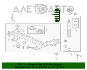 Arc spate dreapta Honda CRZ 11-16, rigiditate roșu, galben.