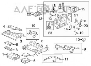 CONVERTOR ASAMBLAT, DC-DC 12V Honda CRZ 11-12