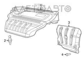 Накладка двигателя Dodge Dart 13-16 2.0