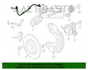 Senzor ABS spate dreapta Dodge Dart 13-16