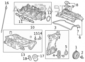 Коллектор впускной Honda Civic X FC 16-21 1.5T