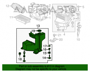 Резонатор воздушный Honda Civic X FC 16-21 1.5T