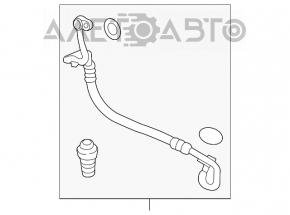 Tubul de aer condiționat pentru Honda Civic X FC 16-21 1.5T