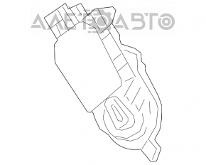 Motorul ventilatorului de răcire al Honda Civic X FC 16-21 1.5T.