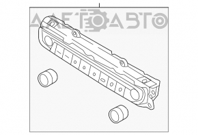 Controlul audio al modelului Kia Optima 16-