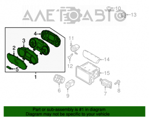 Panoul de instrumente Kia Optima 16-