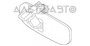 Oglindă interioară Lexus RX350 RX450h 16-22 auto-dimming, Home link, busolă, fără cameră