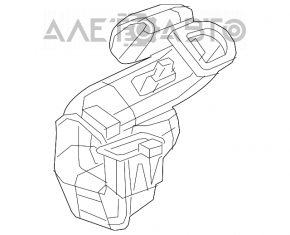 Receptor de aer cu rezonator Dodge Dart 13-16 2.0 2.4 Б/У неоригинал