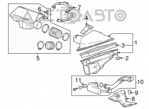 Корпус воздушного фильтра Cadillac ATS 13- 2.5