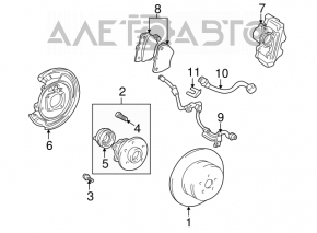 Rulment roata spate dreapta Toyota CELICA 99-05 Febest