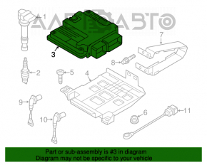 Блок ECU компьютер двигателя VW CC 08-17