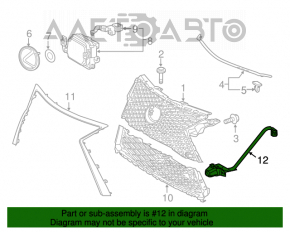 Camera frontală Lexus RX350 RX450h 16-22