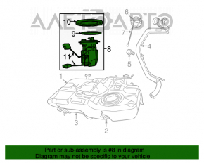 Pompă de combustibil pentru Jeep Compass 11-16 2.0 2.4