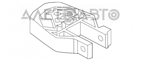 Pernele motorului dreapta Ford Focus mk3 15-18 1.0T