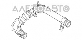 Воздуховод от фильтра Ford Focus mk3 15-18 рест 1.0T