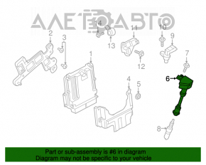 Bobina de aprindere Ford Focus mk3 15-18 restilizat 1.0T