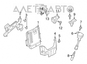 Bobina de aprindere Ford Focus mk3 15-18 restilizat 1.0T