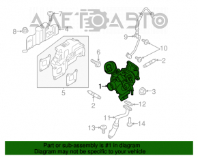 Turbina asamblată Ford Ecosport 18-21 1.0T