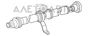 Карданный вал кардан Audi A4 B8 08-16 2.0T