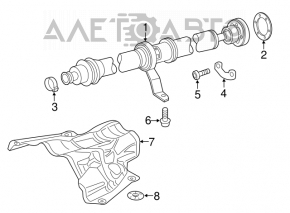 Arborele cardanic pentru Audi A4 B8 08-16 2.0T