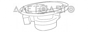 Difuzorul din torpedoul stâng al Chrysler 200 11-14.