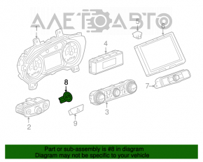 Butonul Start-Stop Chevrolet Equinox 18-