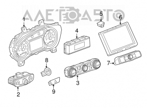 Кнопка Start-Stop Chevrolet Equinox 18-