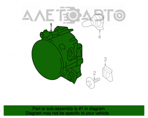 Farul de ceață dreapta pentru Mercedes W221 07-09, diesel