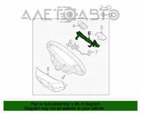 Butoanele de control de pe volanul Kia Sorento 10-13 pre-restilizare