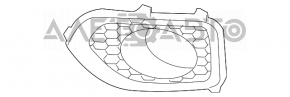 Rama dreapta a farului de ceata pentru Kia Sorento 11-13 pre-facelift.