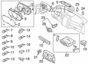 Tabloul de bord Kia Sorento 11-13 pre-restilizare