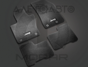 Set de covorașe pentru interiorul Jeep Renegade 15- negru, material textil.