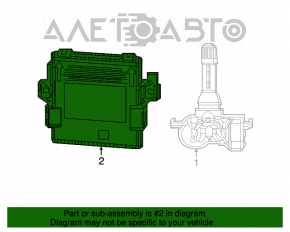 Tire Pressure Monitoring System Jeep Compass 17-