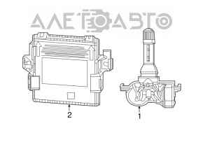 Tire Pressure Monitoring System Jeep Compass 17-