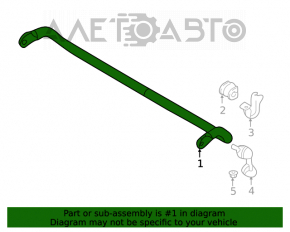 Stabilizator spate Nissan Altima 19- fwd 26mm