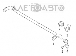 Stabilizator spate Nissan Altima 19- fwd 26mm