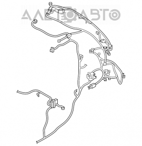 Montajul barei spate pentru Infiniti QX30 17- cu 4 senzori de parcare.