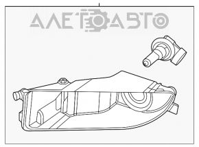 Противотуманная фара птф левая VW Beetle 12-13