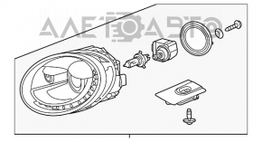 Far dreapta față asamblată VW Beetle 12-13 xenon