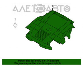 Capacul motorului Subaru Outback 10-12 2.5