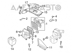 Conducta de aer Subaru Outback 10-14 2.5