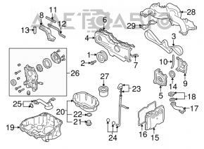 Коллектор впускной Subaru Outback 10-14 2.5