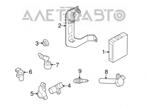 Блок ECU компьютер двигателя Subaru Outback 10-14 2.5